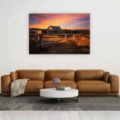 Sunset Behind Craigs Hut -Art Mural Shop wall art prints 159905287 lifestyle min