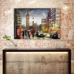 Dusk Falls In London -Art Mural Shop wall art prints 167015010 lifestyle min 3