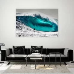 Man Versus Ocean 7 Man Versus Ocean -Art Mural Shop wall art prints 169062709 lifestyle min 2