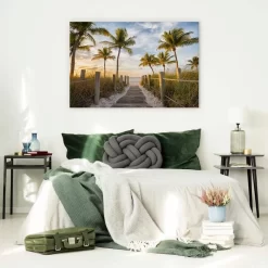 Palms To The Beach -Art Mural Shop wall art prints 171585376 lifestyle min 2