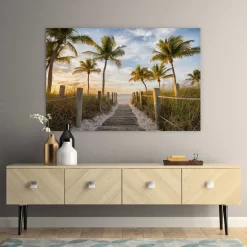 Palms To The Beach -Art Mural Shop wall art prints 171585376 lifestyle min