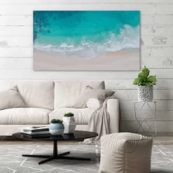 Turquoise Tide -Art Mural Shop wall art prints 178805309 lifestyle min
