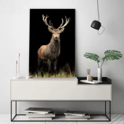 Deer In The Night -Art Mural Shop wall art prints 19229360 lifestyle min