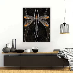 Dragonfly Dots -Art Mural Shop wall art prints 206972492 lifestyle min 2