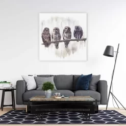 Owl Rendez-vous -Art Mural Shop wall art prints 207477025 lifestyle min 2