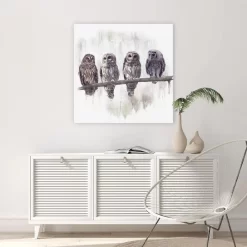 Owl Rendez-vous -Art Mural Shop wall art prints 207477025 lifestyle min