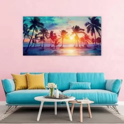 Sunset On Summer -Art Mural Shop wall art prints 245426400 lifestyle min