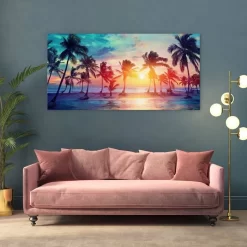 Sunset On Summer -Art Mural Shop wall art prints 245426400 lifestyle min 3