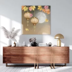 Paper Lantern Fall -Art Mural Shop wall art prints 282211393 lifestyle min 2