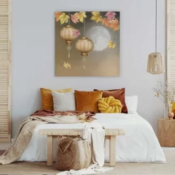 Paper Lantern Fall -Art Mural Shop wall art prints 282211393 lifestyle min