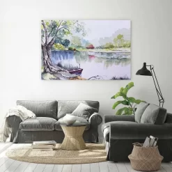 By The Riverbank 8 By The Riverbank -Art Mural Shop wall art prints 283782074 lifestyle min 2