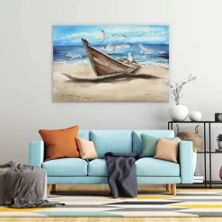 Beached With The Birds -Art Mural Shop wall art prints 284992898 lifestyle min