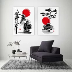 Rising Sun Sails -Art Mural Shop wall art prints 323378514 and 319596833 lifestyle min