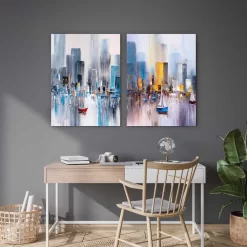 Manhattan Bay Boats 2 -Art Mural Shop wall art prints 355876968 358113986 lifestyle min 2 1