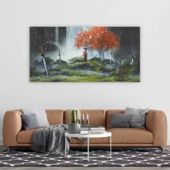 Garden Of Swords -Art Mural Shop wall art prints 372326307 lifestyle min