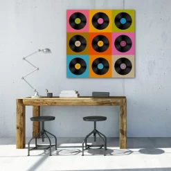 Vinyl Records -Art Mural Shop wall art prints 62066405 lifestyle 1 min