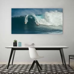 Surfing Duo Panorama -Art Mural Shop wall art prints 85594733 lifestyle min