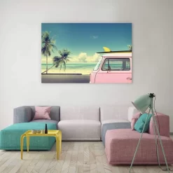 Let's Go Surfing Now -Art Mural Shop wall art prints 90222318 lifestyle min 2