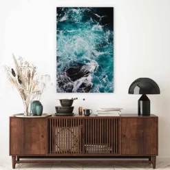 Blue Motion II -Art Mural Shop wall art prints cs0025 lifestyle min 2