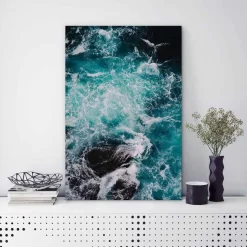 Blue Motion II -Art Mural Shop wall art prints cs0025 lifestyle min