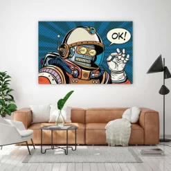 Okay Robot -Art Mural Shop wall artprints 126980467 lifestyle min 2